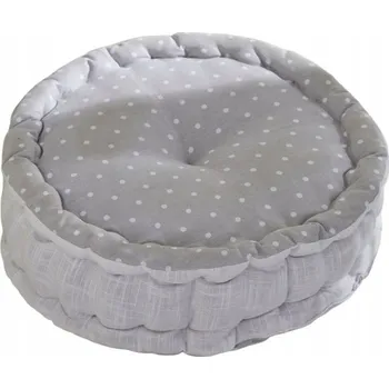 Polštář POLŠTÁŘ K SEZENÍ KULATÝ BAVLNA Ø 40 CM TLOUŠŤKA 12 CM