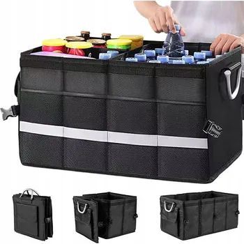 Organizér do auta ORGANIZÉR DO AUTA DO KUFRU SKLÁDACÍ PŘIHRÁDKY PROTISKLUZOVÝ