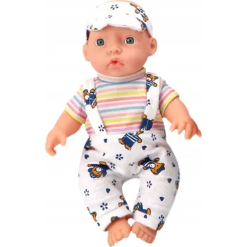 Panenka PANENKA MIMINKO DÍVKA V OBLEČENÍ 25 CM MĚKKÁ HLAVIČKA A TĚLÍČKO DÁREK