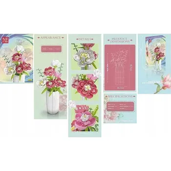 ostatní stavebnice Stavebnice - Květiny ve váze /ADAR