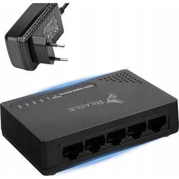 Switch SWITCH ROZDĚLOVAČ LAN 5 PORTŮ GIGABIT ETHERNET RJ45 1000 Mb/s PRO INTERNET