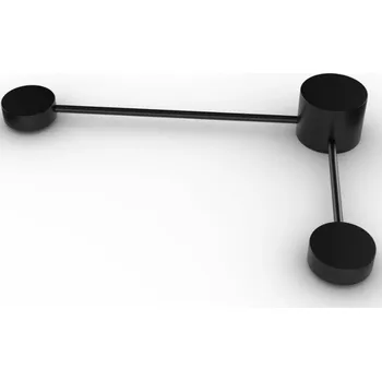 Nástěnné svítidlo Nástěnné svítidlo Goldlux černé GX53 10 W