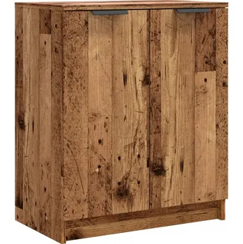 Botník Botník z dřevěného kompozitního materiálu, 59x35x70 cm, barva staré dřevo