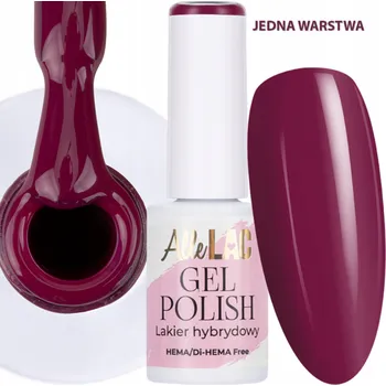 Lak na nehty Hybridní lak ALLELAC 6g LED/UV Gel Polish Fialová P7 Švestková Fialová