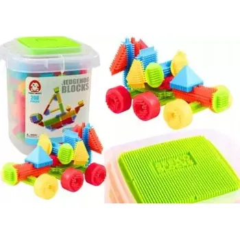 Sada kostek v krabici, 200 dílků, pestrobarevné