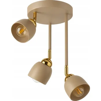 STROPNÍ SVÍTIDLO NASTAVITELNÁ KAŠMÍR ZLATÁ ZÁVĚSNÁ LAMPA MODERNÍ AGÁT LED 3xE27