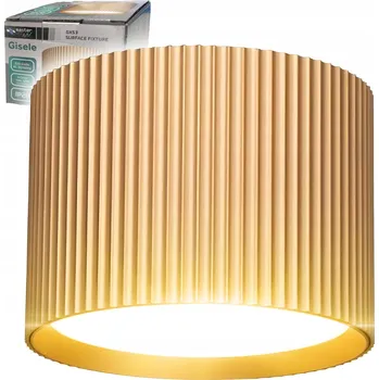 Nástěnné svítidlo Přisazené svítidlo LVT GX53 hnědé kulaté Gisele bez žárovky