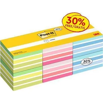 Samolepící bloček Samolepicí bloček, mix barev, 76 x 76 mm, 6x 450 listů, 3M POSIT 7100321804