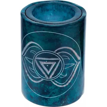 Aroma lampa Puckator Aromalampa z mastku dvoudílná Čakry 9 cm (varianty dle čaker) - Čakra: 6 (třetí oko)