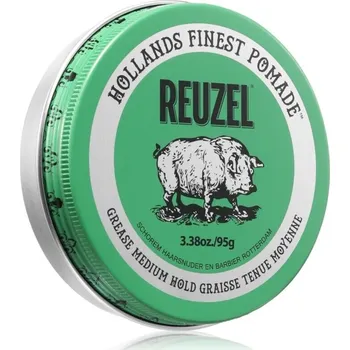 Stylingový přípravek Reuzel Zelená pomáda na vlasy Green Grease 95 g Klasický barber styling se silnou fixací a přirozeným leskem