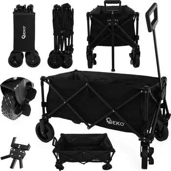 Zahradní vozík Geko G71109 127 l černý