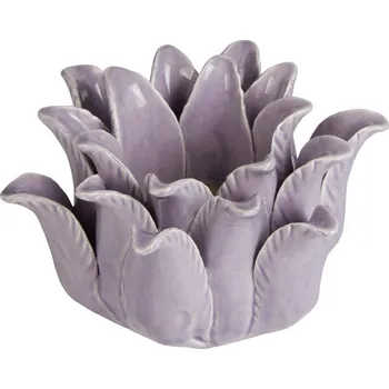 Svícen Butlers BLOSSOM Svícen na čajovou svíčku květina - fialová