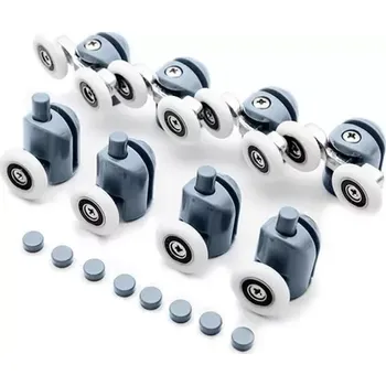 Kolečka pro posuvné dveře sprchových koutů – 8 ks. KK9646