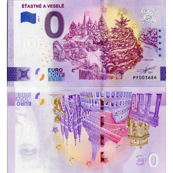 Bankovka 0 EUR, PF 003686, N/UNC, 2022, Šťastné a Veselé
