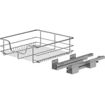 Wireli Komfort plnovýsuvný koš boční s tlumeným dovřením 464 x 450 x 160 mm chrom