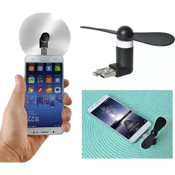 Gadget Mini ventilátor Micro USB – černý