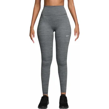Dámské legíny Dámské kompresní legíny s vysokým pasem Nike ONE SEAMLESS FRONT W šedé HJ9195-086 - XXL | UK 9 | US 11,5
