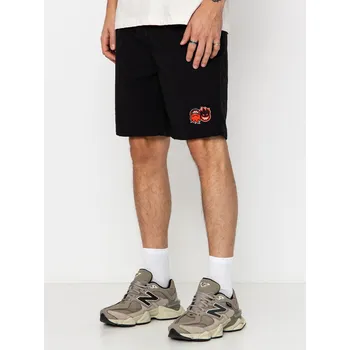 Pánské kraťasy Spitfire Eternal (black w/red white&black embroidery) XL, černá