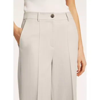Dámské kalhoty BEAUMONT AYLE dámské kalhoty béžové s bílým proužkem