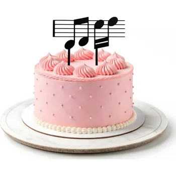 PLA zápich notová osnova | dekorace na dorty, kytice a aranžmá