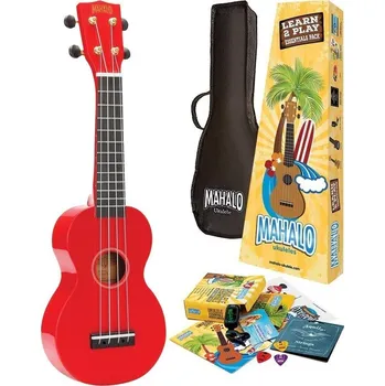 Ukulele Mahalo MR1 Essential Pack Red Sopránové ukulele (Jako nové)