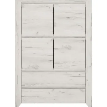 Komoda Tempo Kondela Komoda typ 33, bílá craft, ANGEL