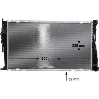 Motor automobilu Chladič, chlazení motoru MAHLE CR 1162 000S