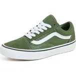 VANS Tenisky Old Skool tmavě zelená / bílá