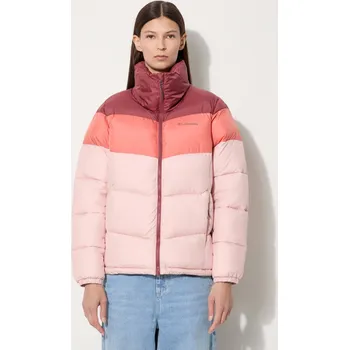 Bunda Columbia Puffect Color Block Jkt, S, růžová, 30X