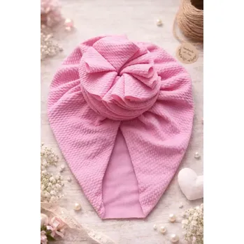 Kojenecká čepice Čepička pro miminko růžová