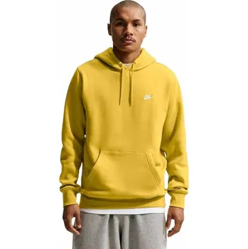 Pánská mikina Pánská mikina přes hlavu Nike CLUB žlutá FN3859-389 - XXL | UK 8,5 | US 11
