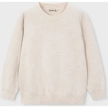Dívčí oblečení Dětský bavlněný svetr Mayoral 311.5B.Mini.PPY2 béžová 08X, vel. 116