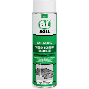 Barva ve spreji BOLL Ochranný prostředek na karoserie sprej - pryskyřice - bílý přelakovatelný 500 ml 001002