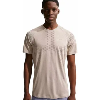 Pánské tričko Pánské funkční tričko s krátkým rukávem Nike STRIDE béžová IF2088-236 - S | UK 2,5 | US 5