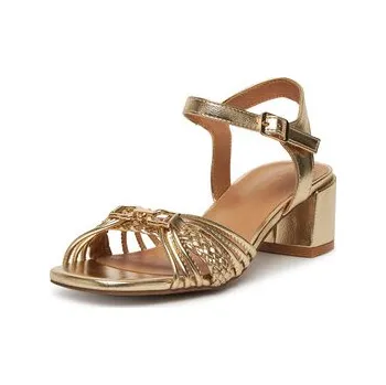 Dámská obuv Sandály Clara Barson WS24055-05 Zlatá 40