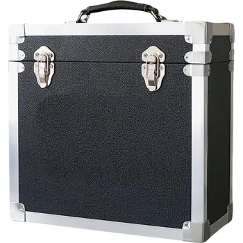 Příslušenství pro gramofon Steepletone 12 Inch Kufr na LP desky 1 Black/Metal