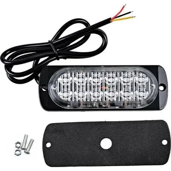 Autoelektronika Automobilový maják 12LED 12-24V 36W černý