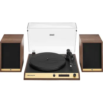 Gramofon Crosley C72 Walnut Gramofonová souprava (Jako nové)