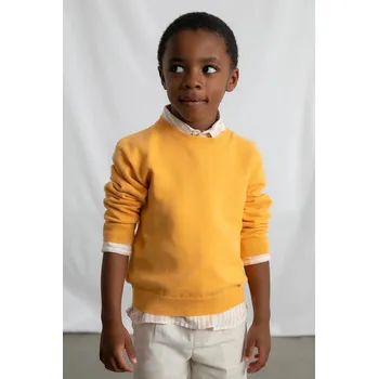 Dívčí oblečení Dětský bavlněný svetr Mayoral 311.5B.Mini.PPY2 oranžová 23X, vel. 122