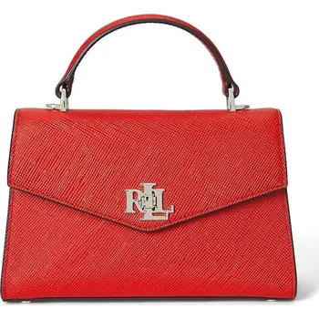 Kabelka Kožená kabelka Lauren Ralph Lauren 431966765 oranžová 22X, vel. ONE SIZE