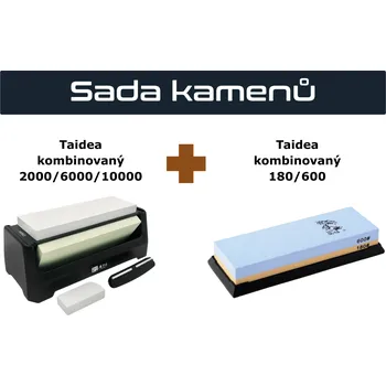 Taidea 180/600/2000/6000/10000 Sada brusných kamenů