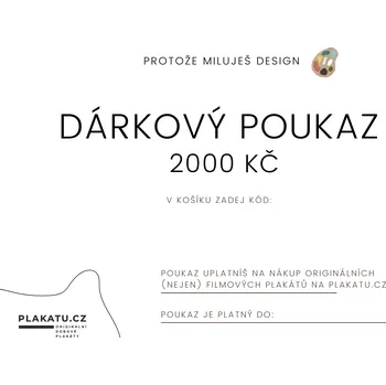 Dárkový potravinový koš Dárkový poukaz 2000 Kč pro milovníky designu