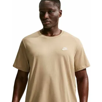Pánská móda Pánské tričko s krátkým rukávem Nike NSW CLUB TEE béžová AR4997-297 - XL | UK 7,5 | US 10