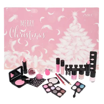 Vánoční dekorace Adventní kalendář Traditional Pink and Fluffy