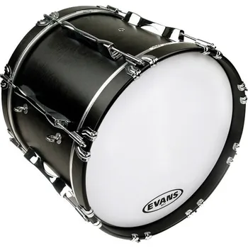 Příslušenství pro bicí nástroj Evans BD28MX1W MX1 Marching Bass White 28" Blána pro pochodové bicí (Jako nové)