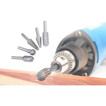 Sada rotačních pilníků na opracování dřeva 5 ks