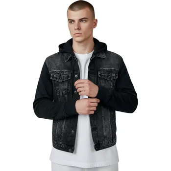 Pánská bunda Realize Pánská džínová bunda JAN Barva: Černá, Velikost: S