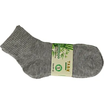Dámské ponožky TABY Dámské bambusové ponožky šedé 3 páry Velikost: 35- 38