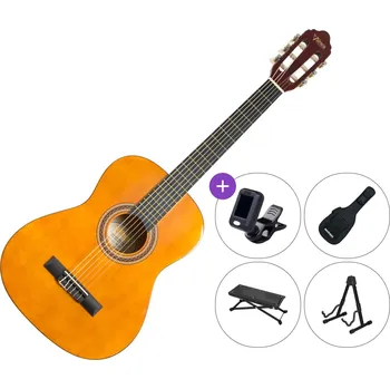 Klasická kytara Valencia VC103 SET Natural 3/4 klasická kytara pro dítě