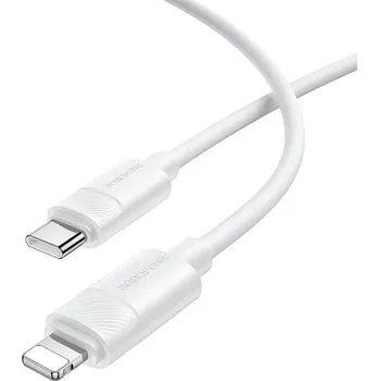 Kabel Borofone BX123 Leya - Type C to Lightning - PD 30W 1 m bílý